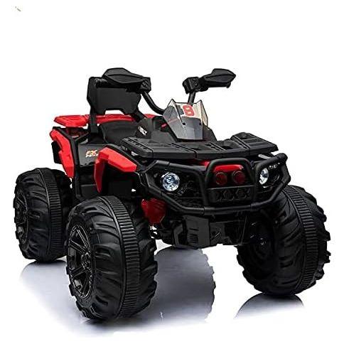 Pibi 12V High Power 125 cm Long Quad Motor Bike Ride-on SR3588 Red/Black Age- 3 Years & Above