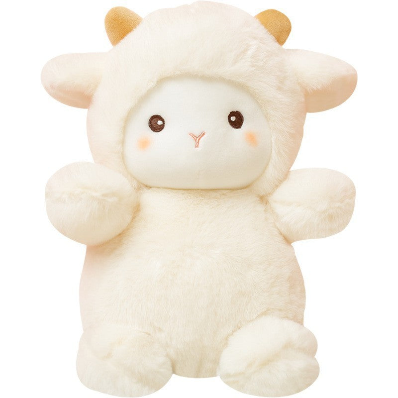 Pibi 25 cm Cute & Supersoft Sheep with Ears Plush Toy White Age - Newborn & Above