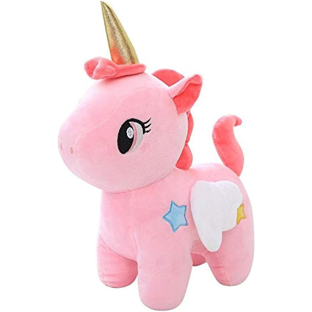 Pibi 25 cm Cute Unicorn Plush Toy with Wings Pink Age - Newborn & Above