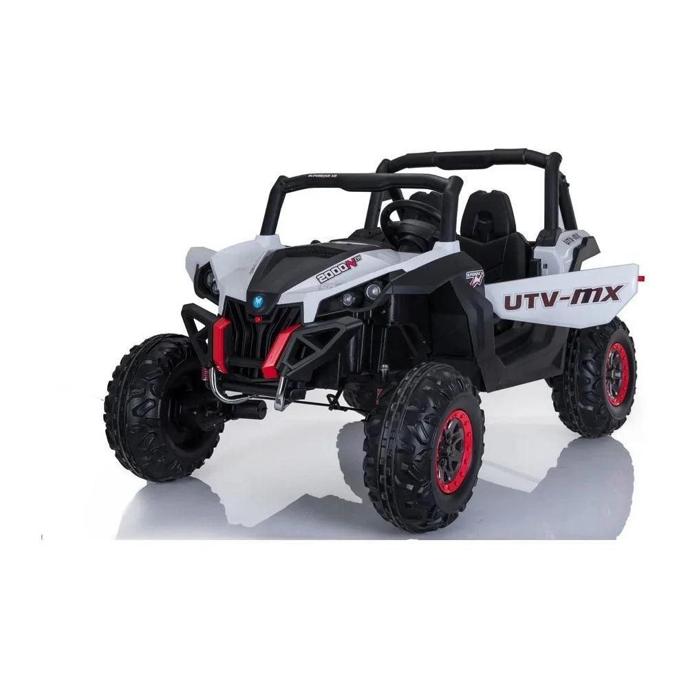 Pibi 2 Seater 12V Monster 4x4 Truck Buggy Ride On (SR603) White Age- 3 Years & Above