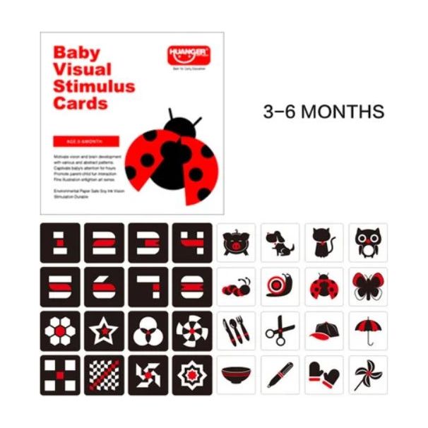 Pibi Baby Visual Stimulus Cards Multicolor Age- 3-6 Months