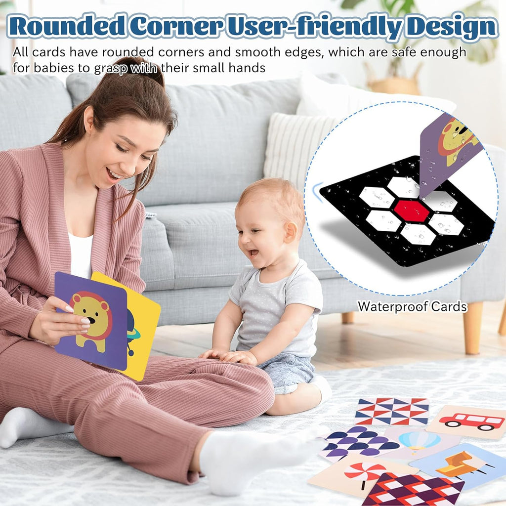 Pibi Baby Visual Stimulus Cards Multicolored Age- 12-36 Months