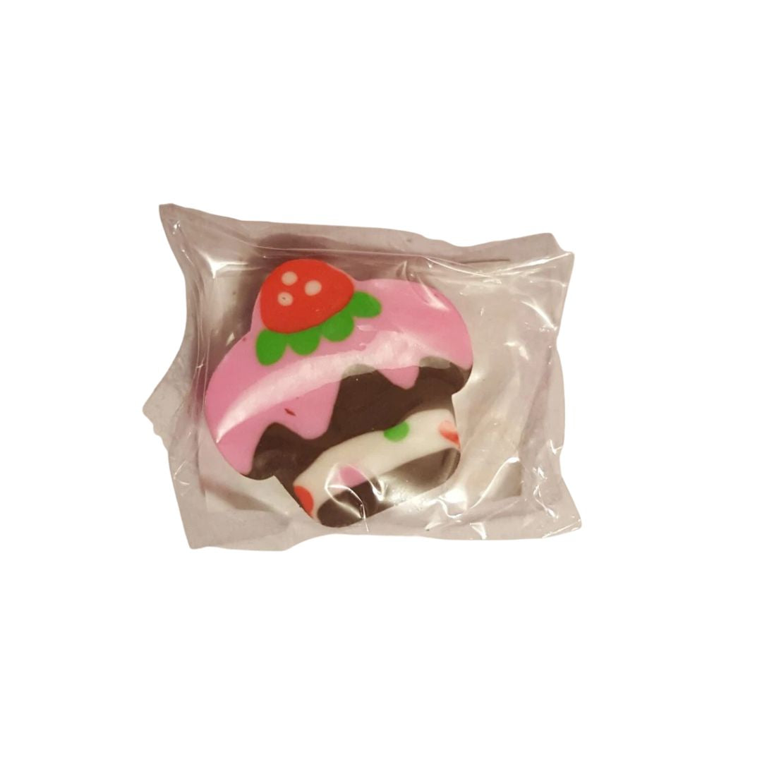 Pibi Cute Dessert Shaped Eraser 3.4 Cm Assorted Age-3 Years & Above