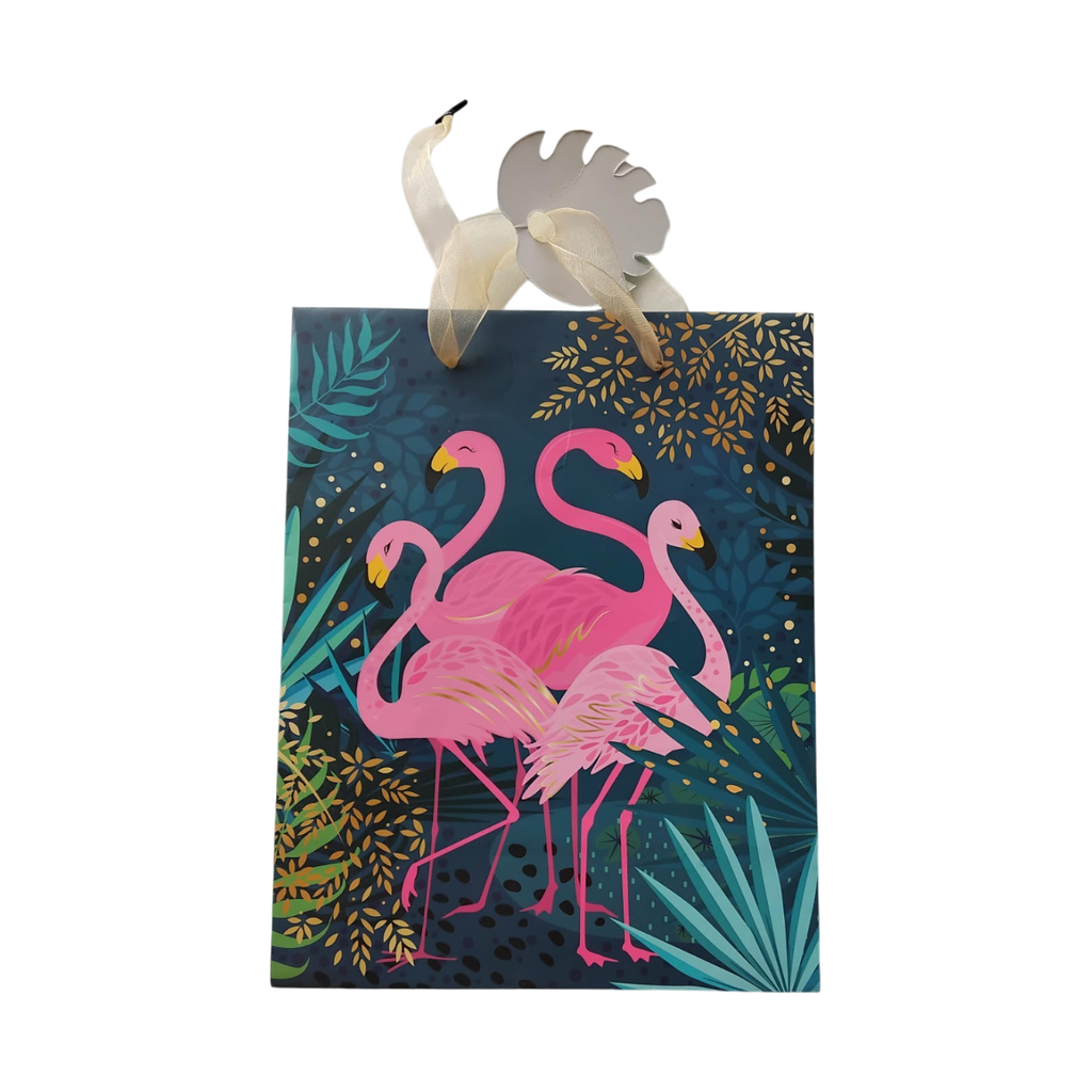 Pibi Cute Flamingos Gift Bag Large Age- Newborn & Above