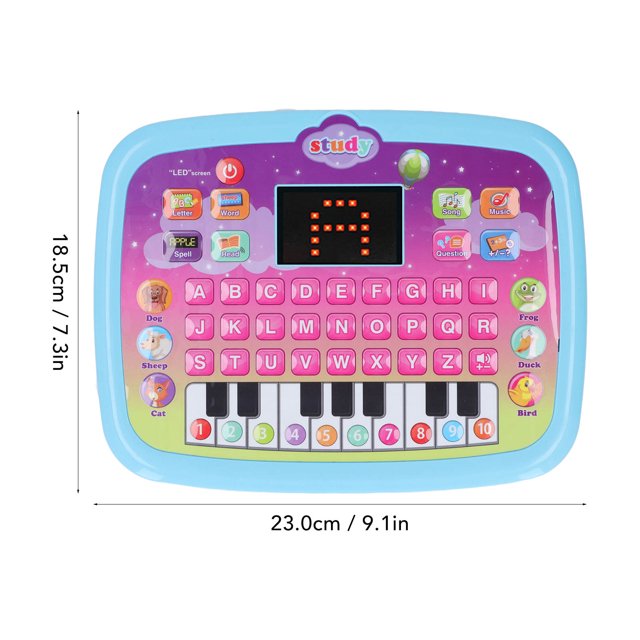 Pibi Early Education Toddler English Learning Talking Tablet with 8 Modes & Melodies Blue Age- 3 Years to 6 Years