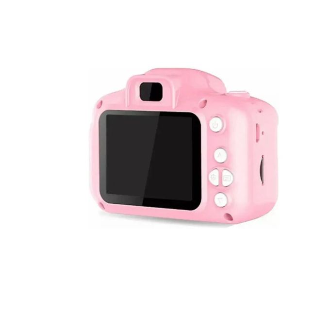 Pibi Kids 2-inch Selfie Dual Mini Camera (8 x 8 cm) with Video Mode Pink Age- 3 Years & Above