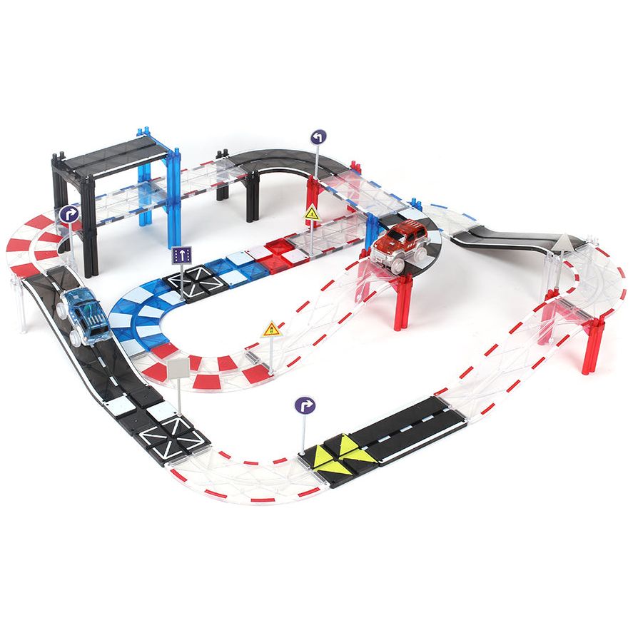 Pibi MNTL Magnetic Mag-Car Track Toy Set (72pcs) G8219 Age- 3 Years & Above