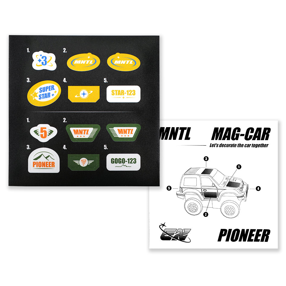 Pibi MNTL Magnetic Mag-Car Track Toy Set (72pcs) G8219 Age- 3 Years & Above