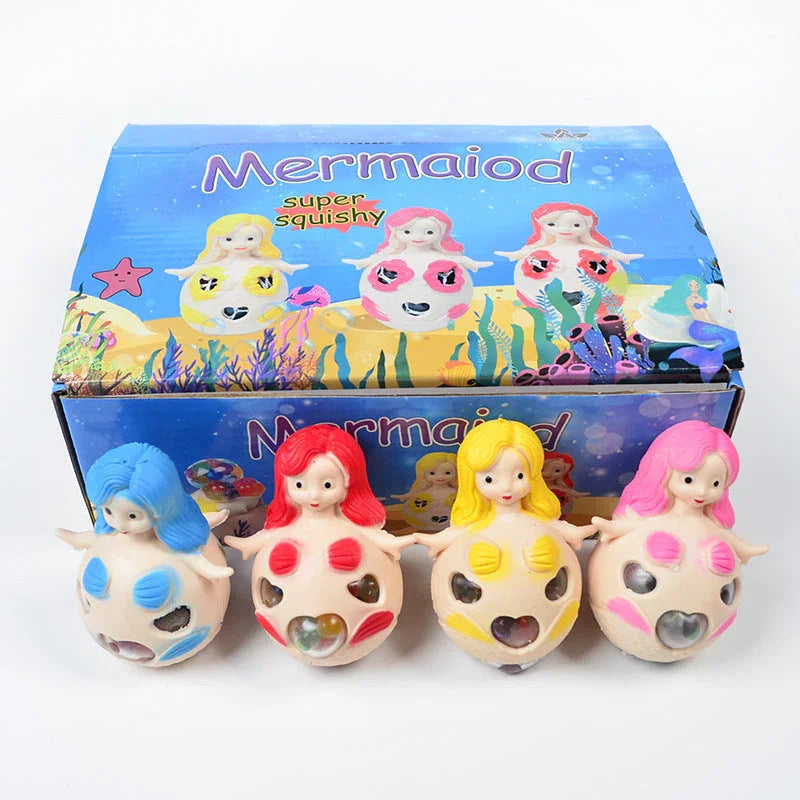 Pibi Mermaid Fidget SquishyToy 8.5X5.5Cm Assorted Multicolor Age- 3 ...
