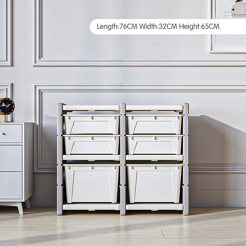 Pibi Multifunctional Storage Organizer with 6 Bins – 2 Columns & 3 Layers Age- Newborn & Abobve