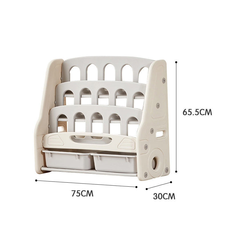 Pibi Three Layers Multifunctional Bookshelf & Toy Storage Shelf Age- Newborn & Abobve