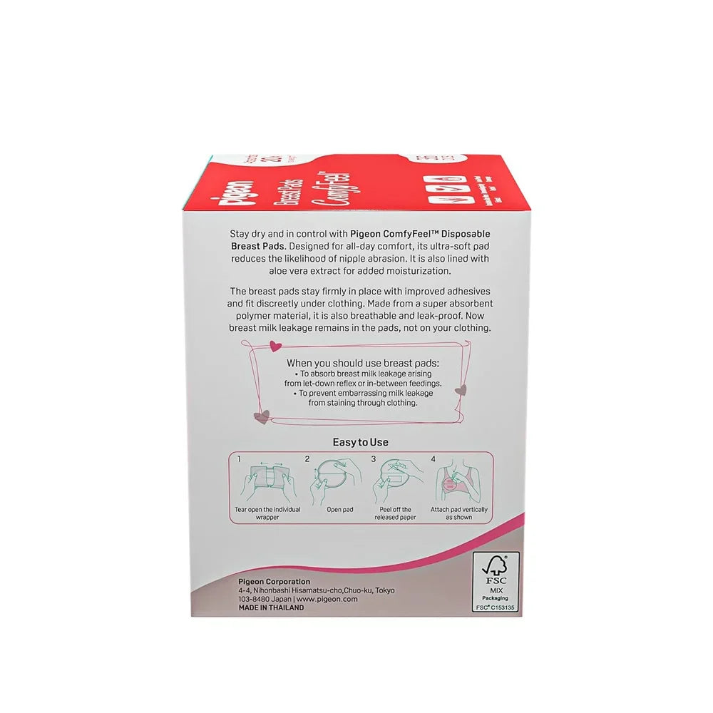 Pigeon Breast Pads Comfy Feel 36 Pieces 