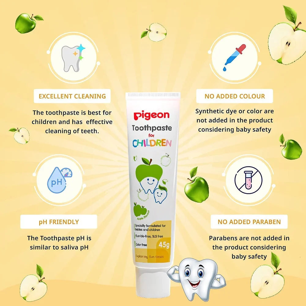 Pigeon Toothpaste for children- Apple Flavour