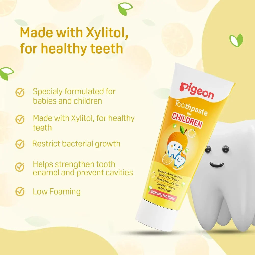 Pigeon Toothpaste for children- Orange Flavour