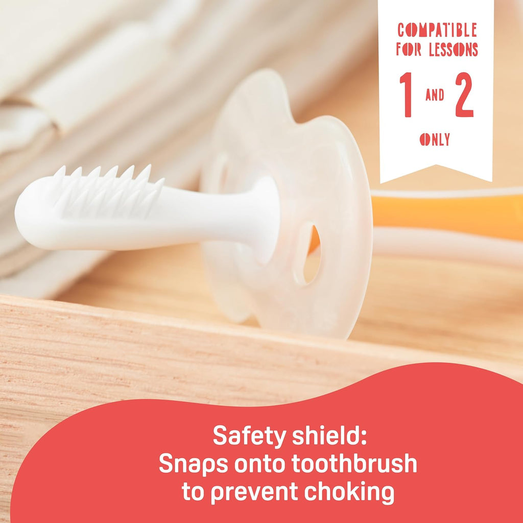 Pigeon Training Baby Toothbrush -Lesson 2 Orange  Age- 8 Months to 12 Months 