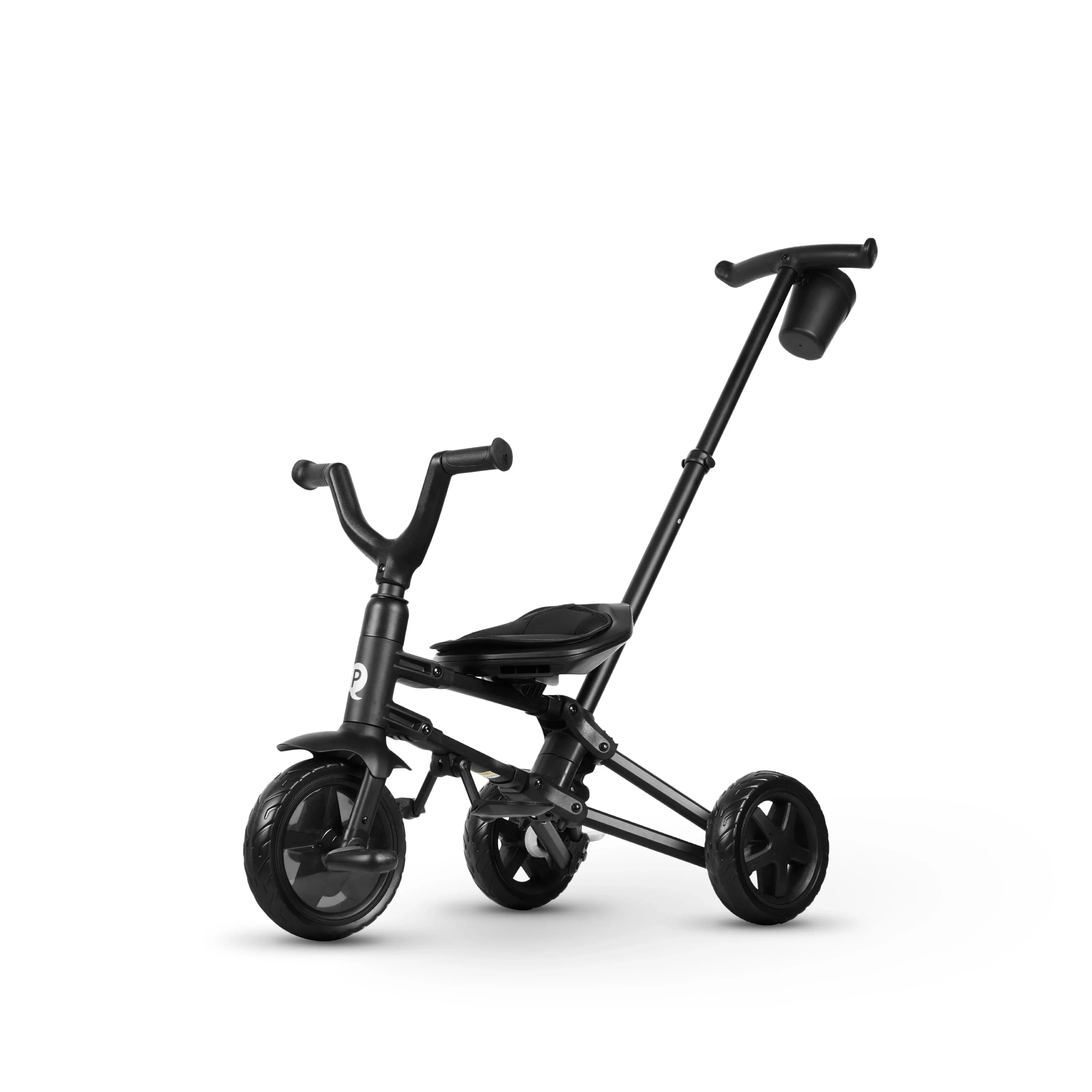 QPlay 5-in-1 Nova Niello Eva S700-6 Foldable Trike Beige Age- 10 Months to 6 Years