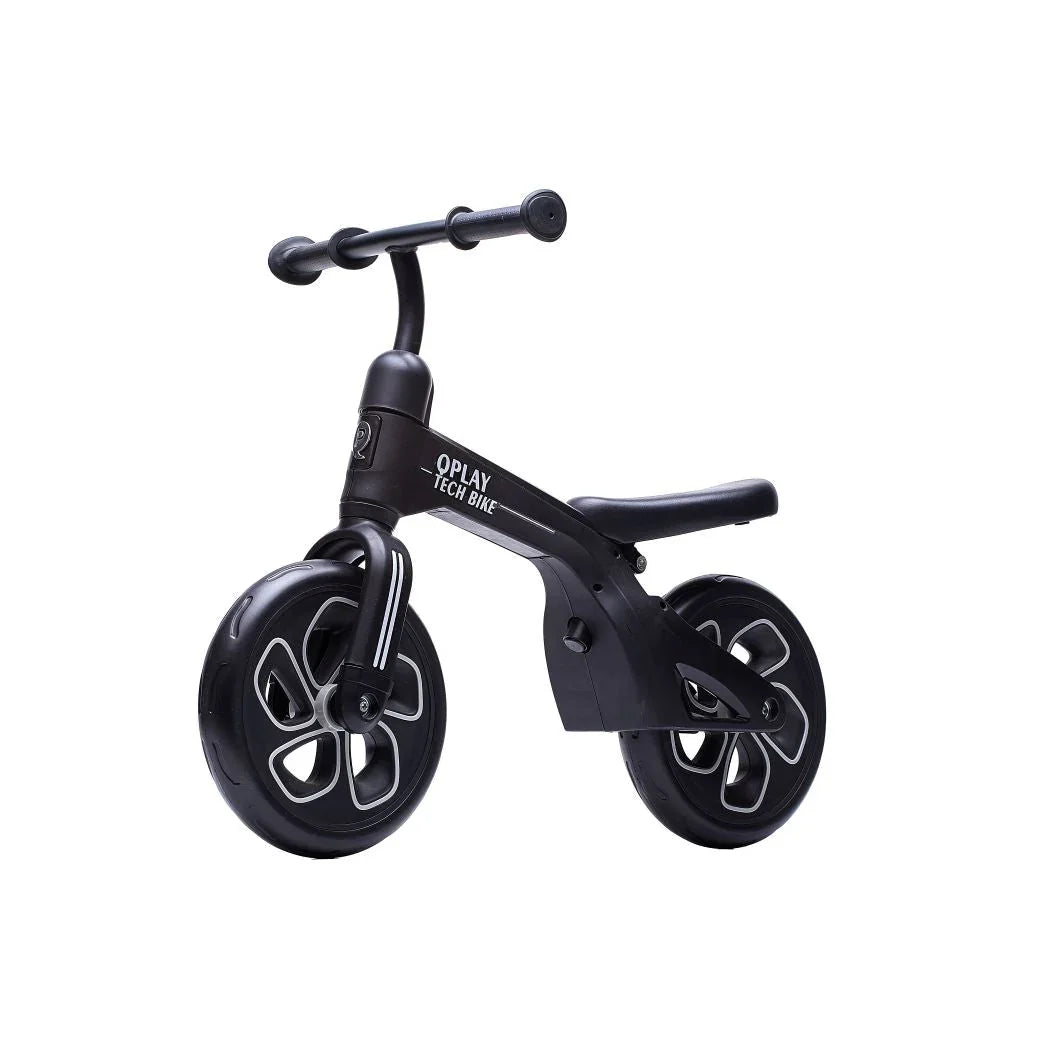 Qplay B-100 Tech Eva Balance Bike Black Age- 2 Years to 4 Years