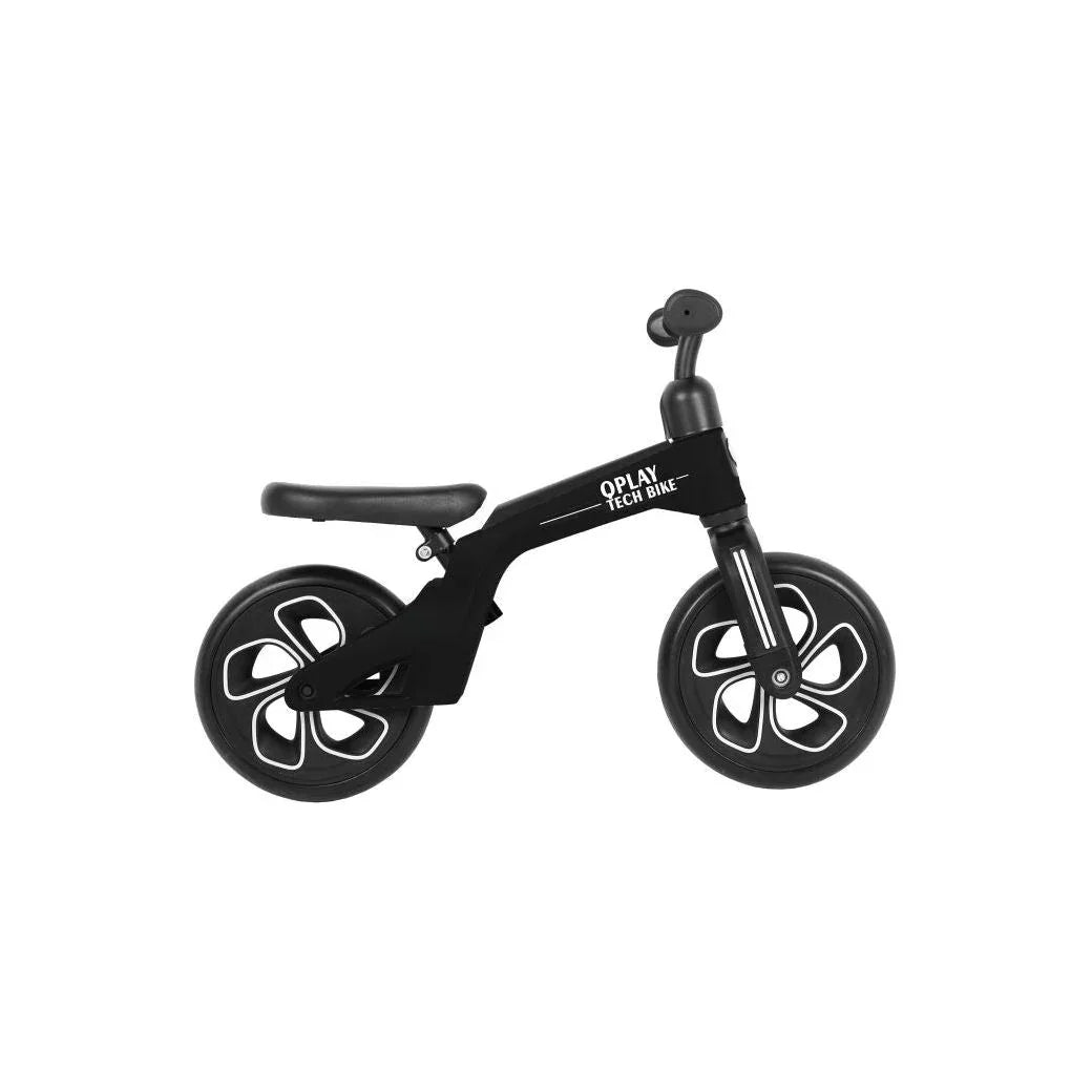 Qplay B-100 Tech Eva Balance Bike Black Age- 2 Years to 4 Years