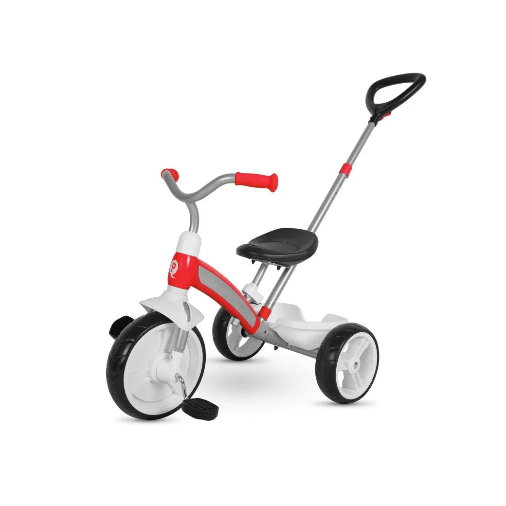 Qplay T180-5 Elite Plus Tricycle with Basket & Back Support Red Age- 2 Years & Above