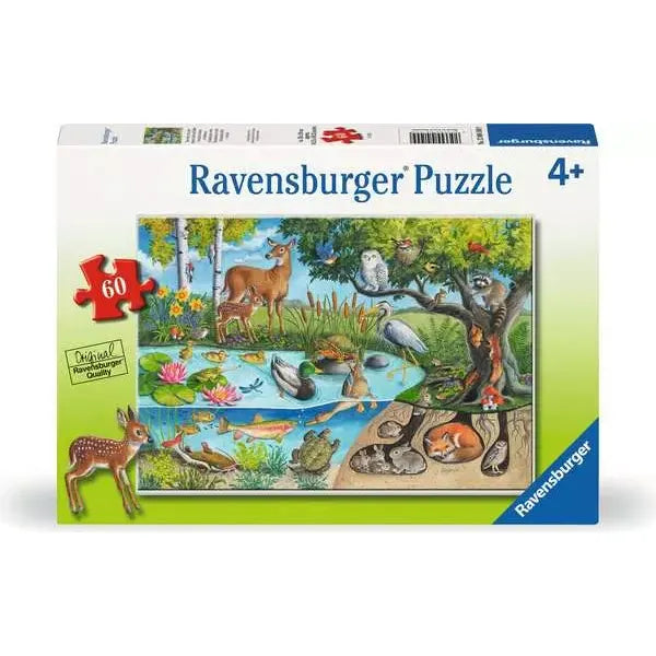 Ravenburger Animals Above And Below 60 Pieces 12004100 Age- 4 Years & Above