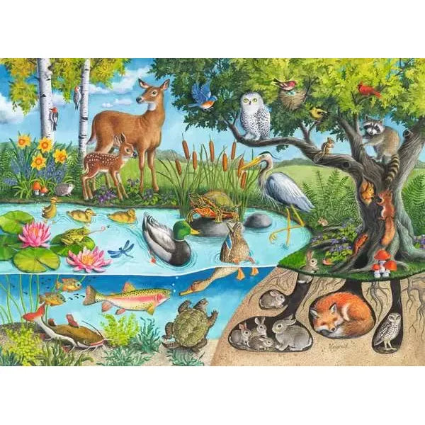 Ravenburger Animals Above And Below 60 Pieces 12004100 Age- 4 Years & Above