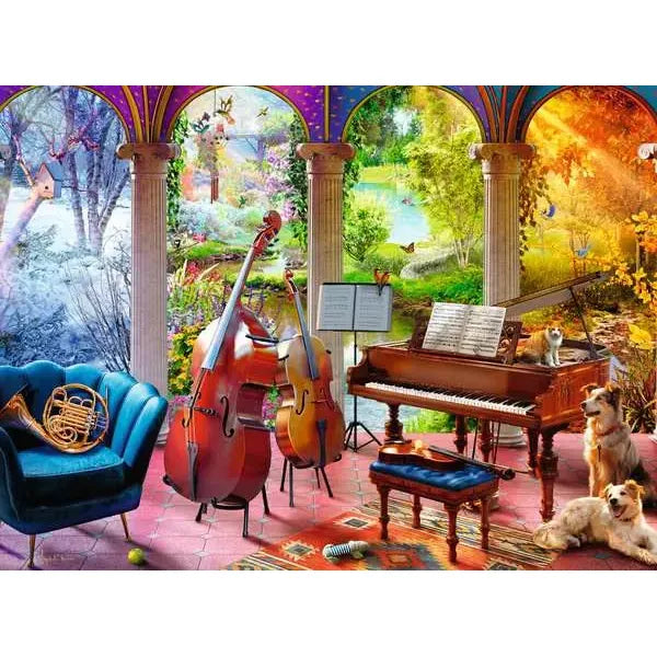 Ravensburger Four Seasons In Music 100 Pieces 12001366 Age- 9 Years & Above