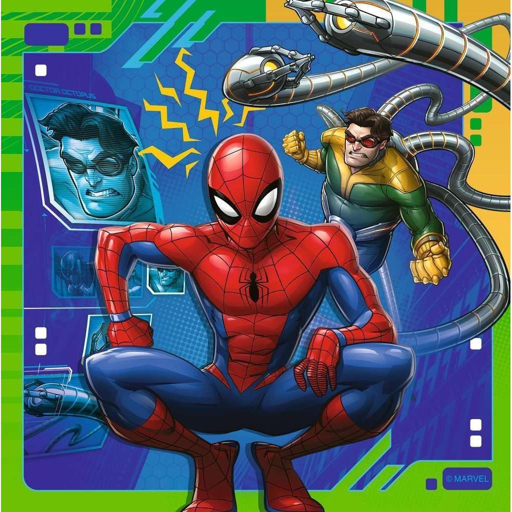 Ravensburger Marvel Spider-Man  Jigsaw Puzzle 3 x 49 pcs12004115 Age- 3 Years & Above