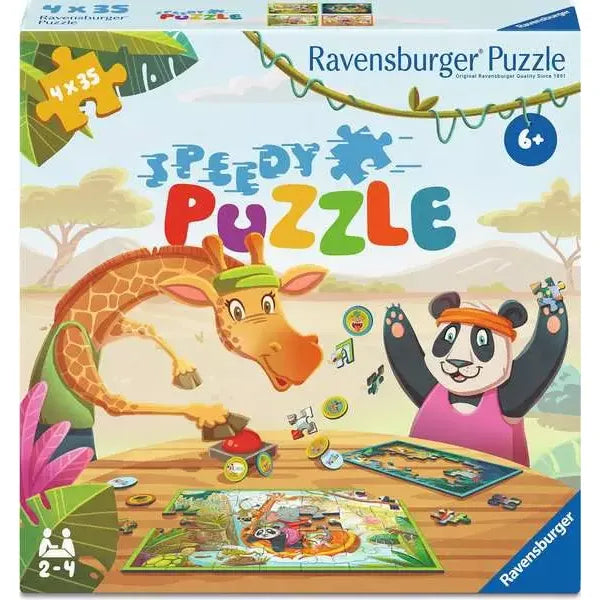 Ravensburger Speedy Puzzle  4x 35 Piece Jigsaw Puzzles 12004171 Age- 3 Years & Above