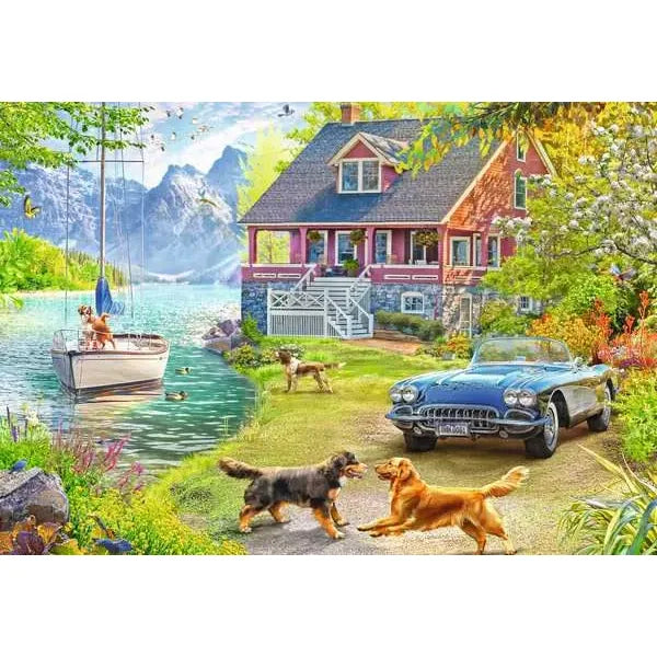 Ravensburger Summer Lake House 200 Pieces 12001370 Age- 9 Years & Above