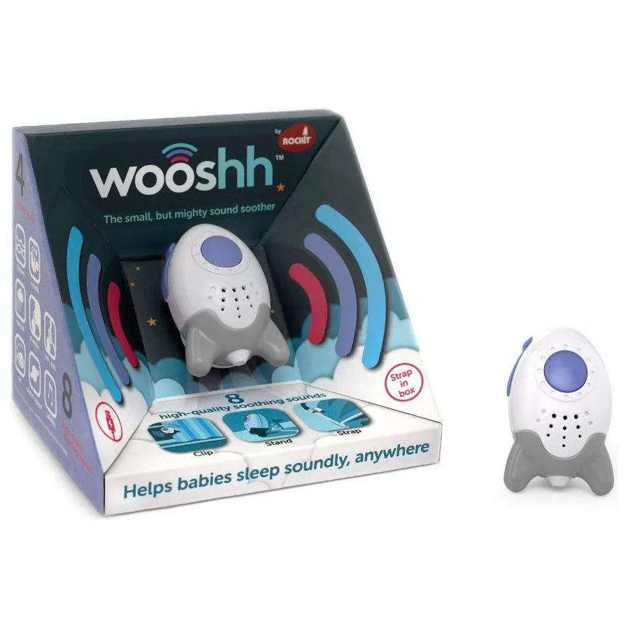 Rockit Wooshh Baby Small Sound Soother White Age- Newborn & Above