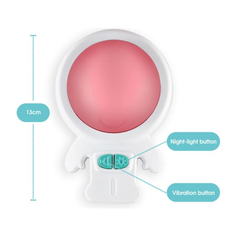 Rockit Zed Award-Winning Vibration Sleep Soother and Night Light White White Age- Newborn & Above