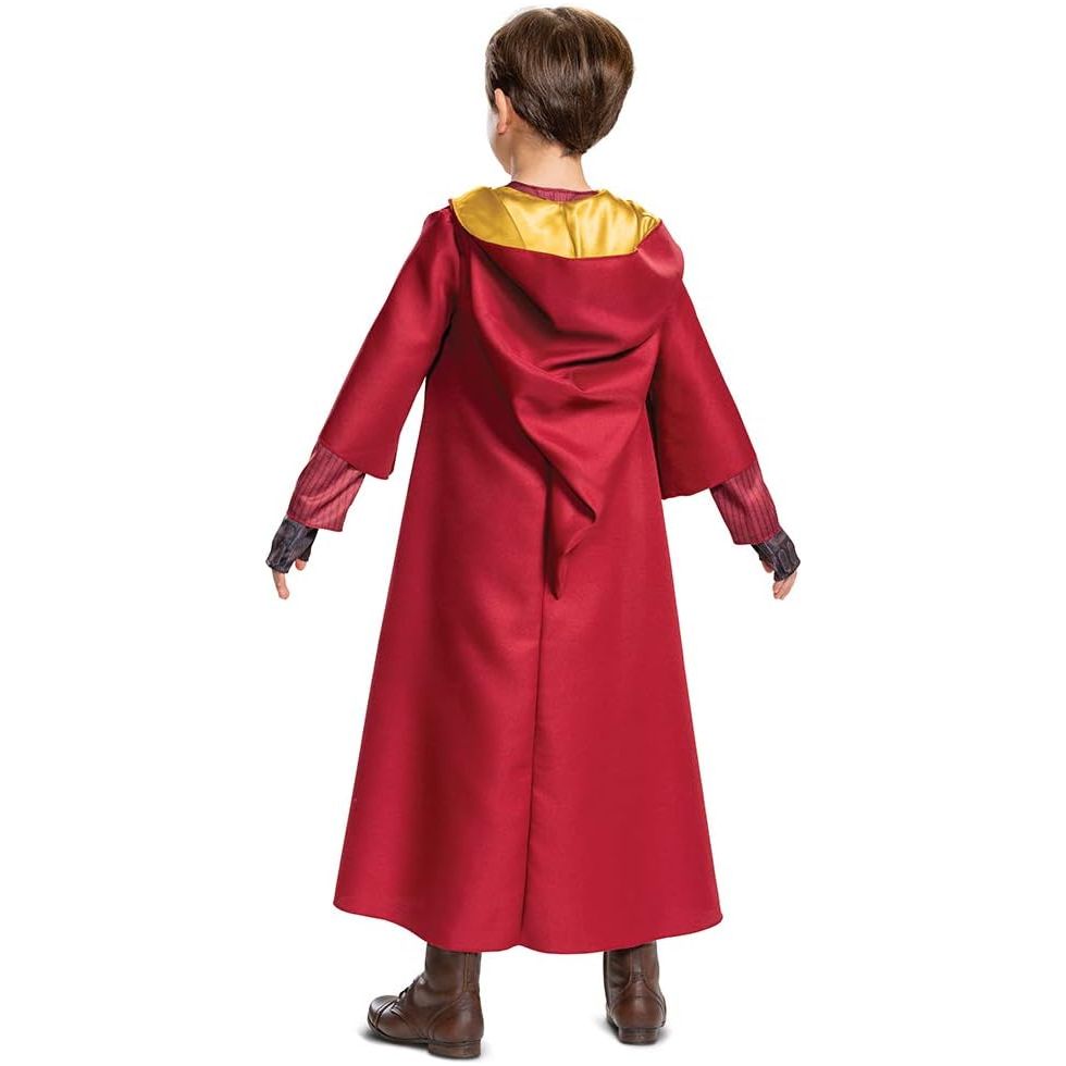 Rubies Harry Potter Quidditch Deluxe Hooded Child Robe Costume Black Age- 2 Years & Above