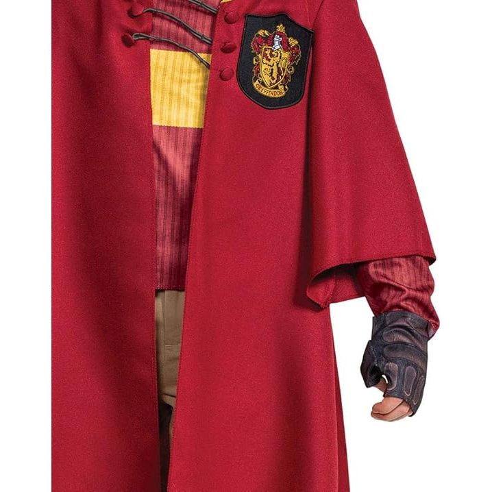 Rubies Harry Potter Quidditch Deluxe Hooded Child Robe Costume Black Age- 2 Years & Above
