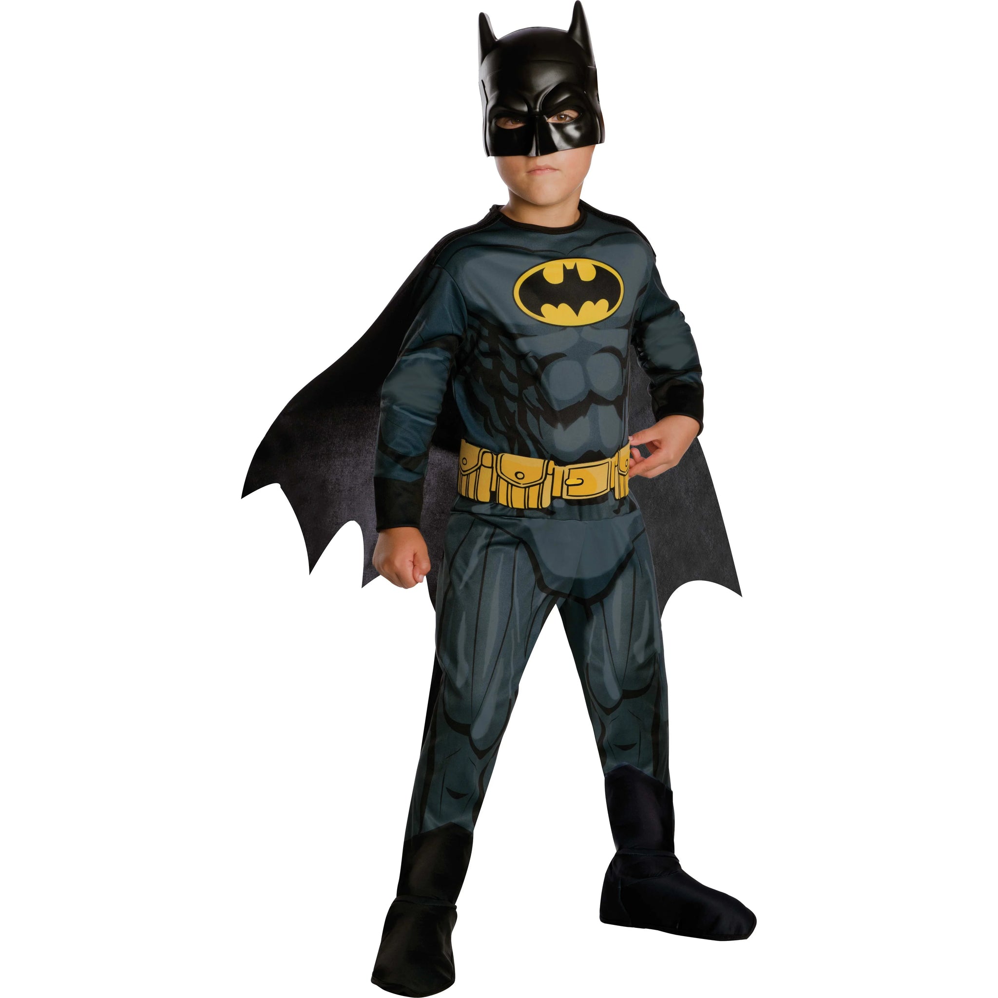 Amscan Official Batman Costume For Kids (Warner Bros) - Sustainable, 100% Recycled Jumpsuit With Cape, Ages 2-12 - View #9