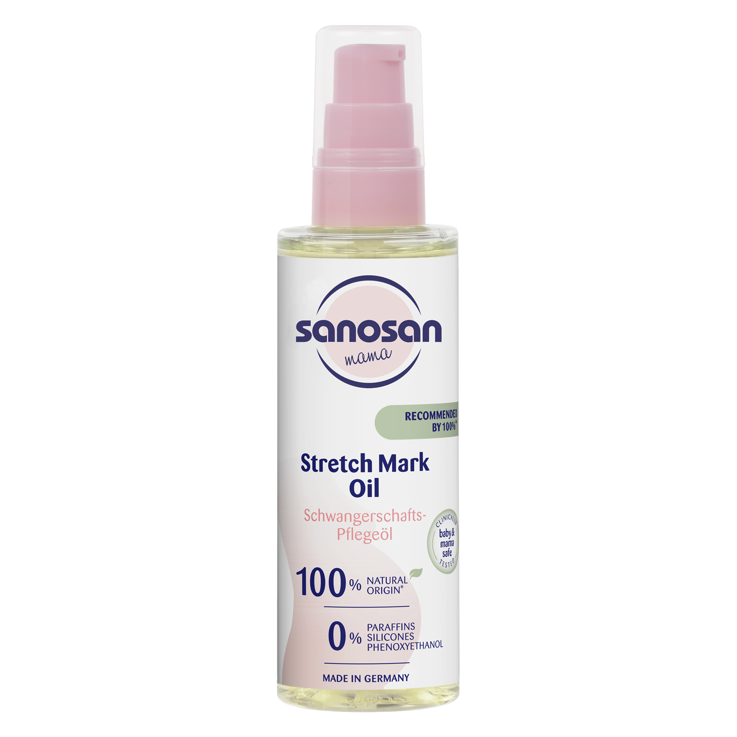 Sanosan Mama Anti Stretch Mark Oil 100Ml Age- Newborn & Above 