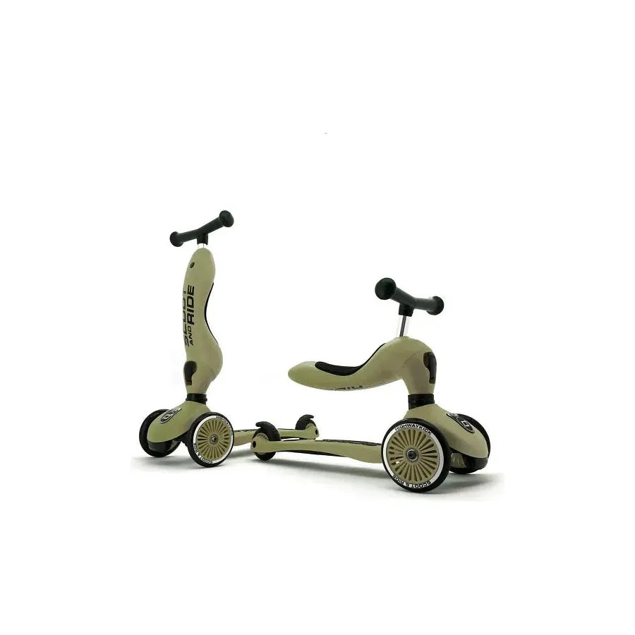 Scoot & Ride 160629 Highwaykick 1 Olive 00001 Age- 12 Months to 5 Years