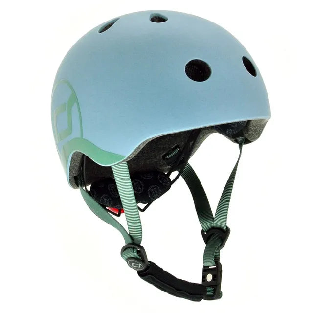 Scoot&Ride 2-in-1 Highwaykick 1 & Helmet S-M Steel Bundle 96271-96369 Age- 5 Years & Above