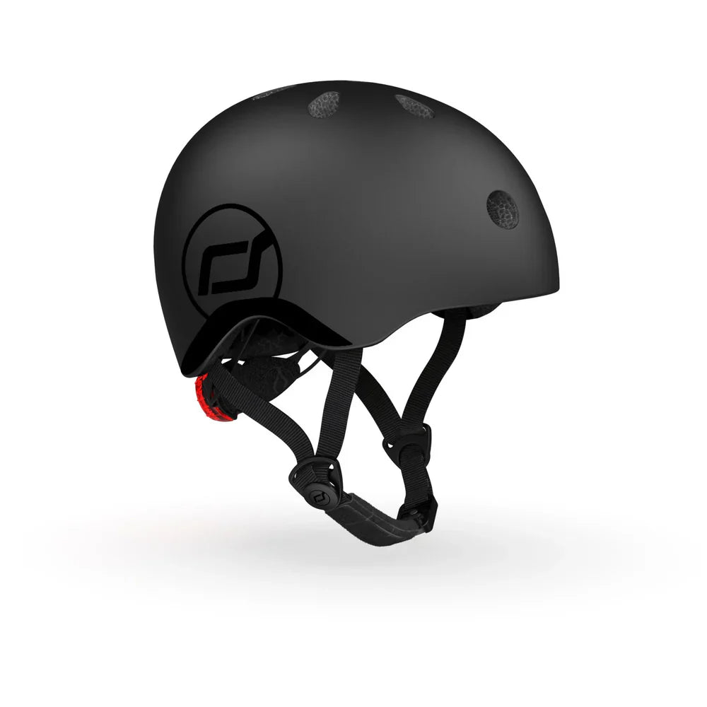 Scoot & Ride Helmet S M Black 00049 Age- 5 Years & Above