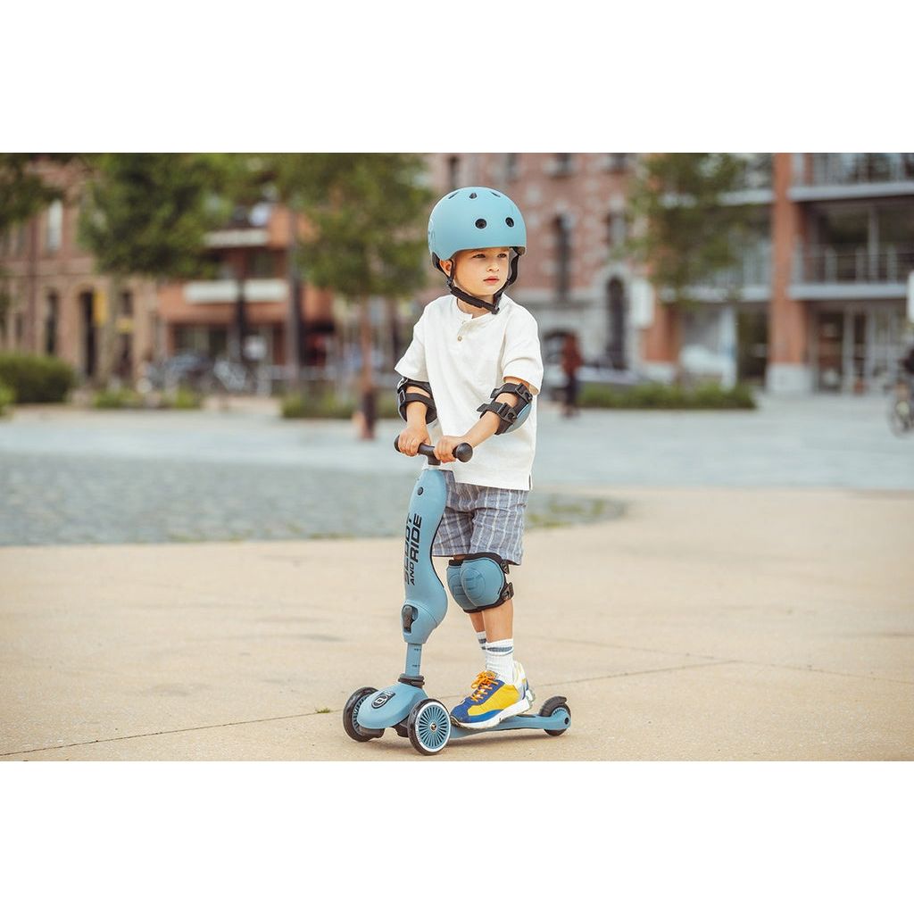 Scoot & Ride Protective Set S Steel 25 Age- 5 Years & Above