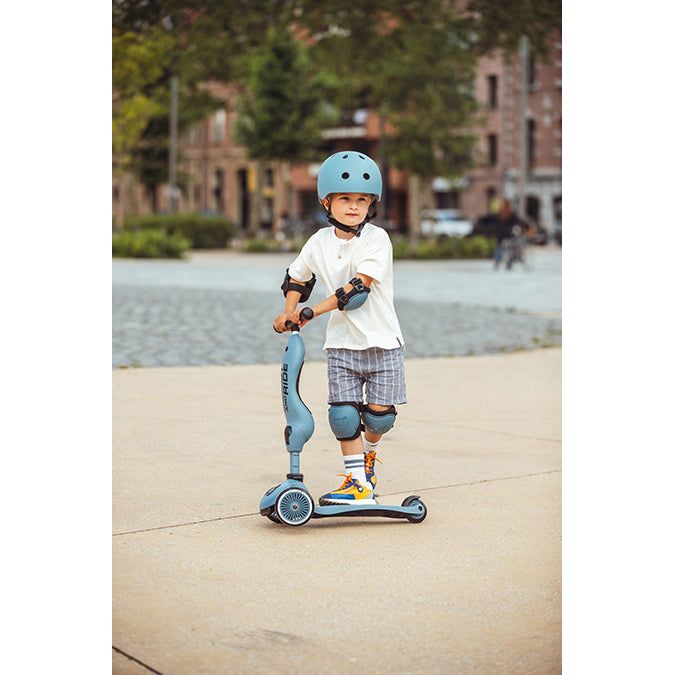 Scoot & Ride Protective Set XXS Steel 15 Age- 18 Months & Above