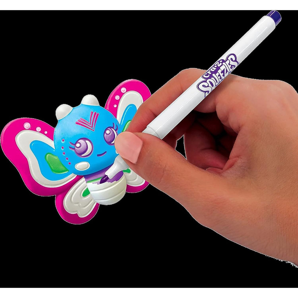 Shimmer 'n Sparkle Color Your Own Squeezie Palyset Butterfly, Unicorn and Owl Arts  Age- 6 Years & Above