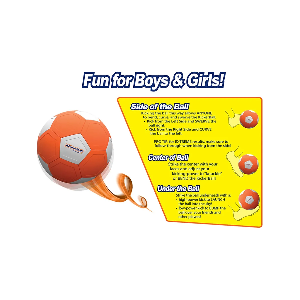 Smart Ball Kickerball - Bend, Curve and Swerve Soccer Ball/Football Toy Age- 5 Years & Above