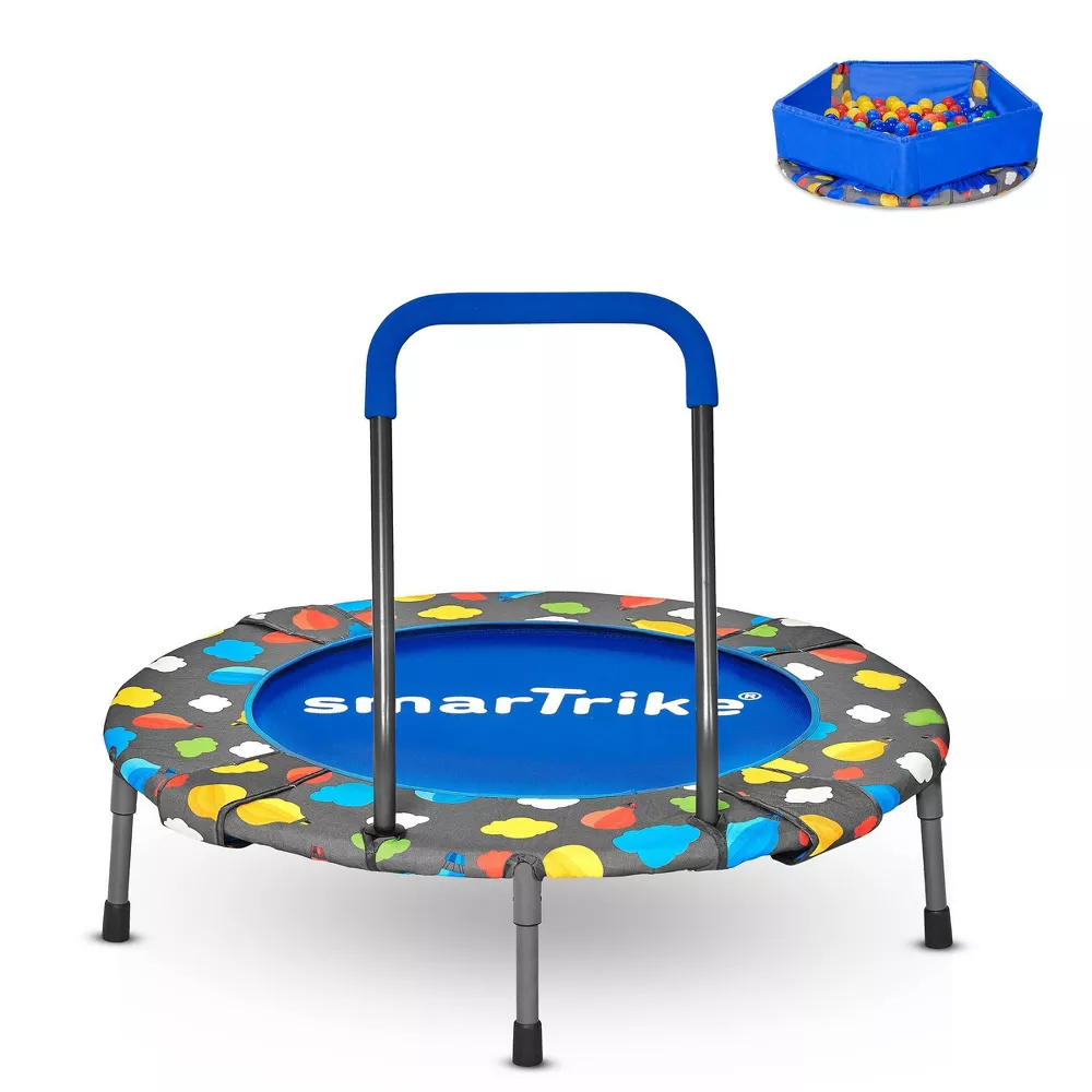 Smartrike Activity Center 3 In 1 Trampoline™ Blue Age 10 Months & Above