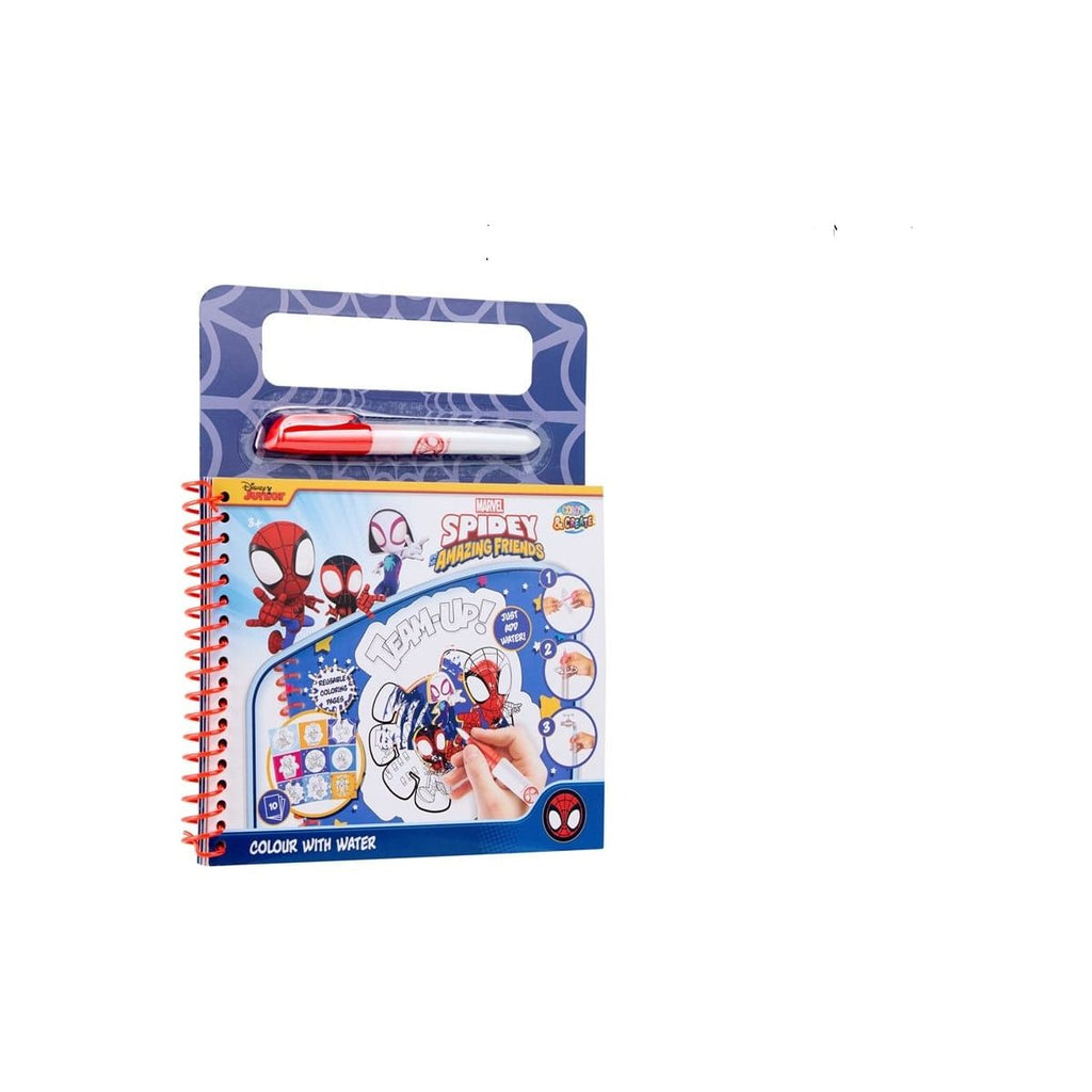 Spiderman Coloring Book with Water Paints SP24354 Age- 3 Years & Above