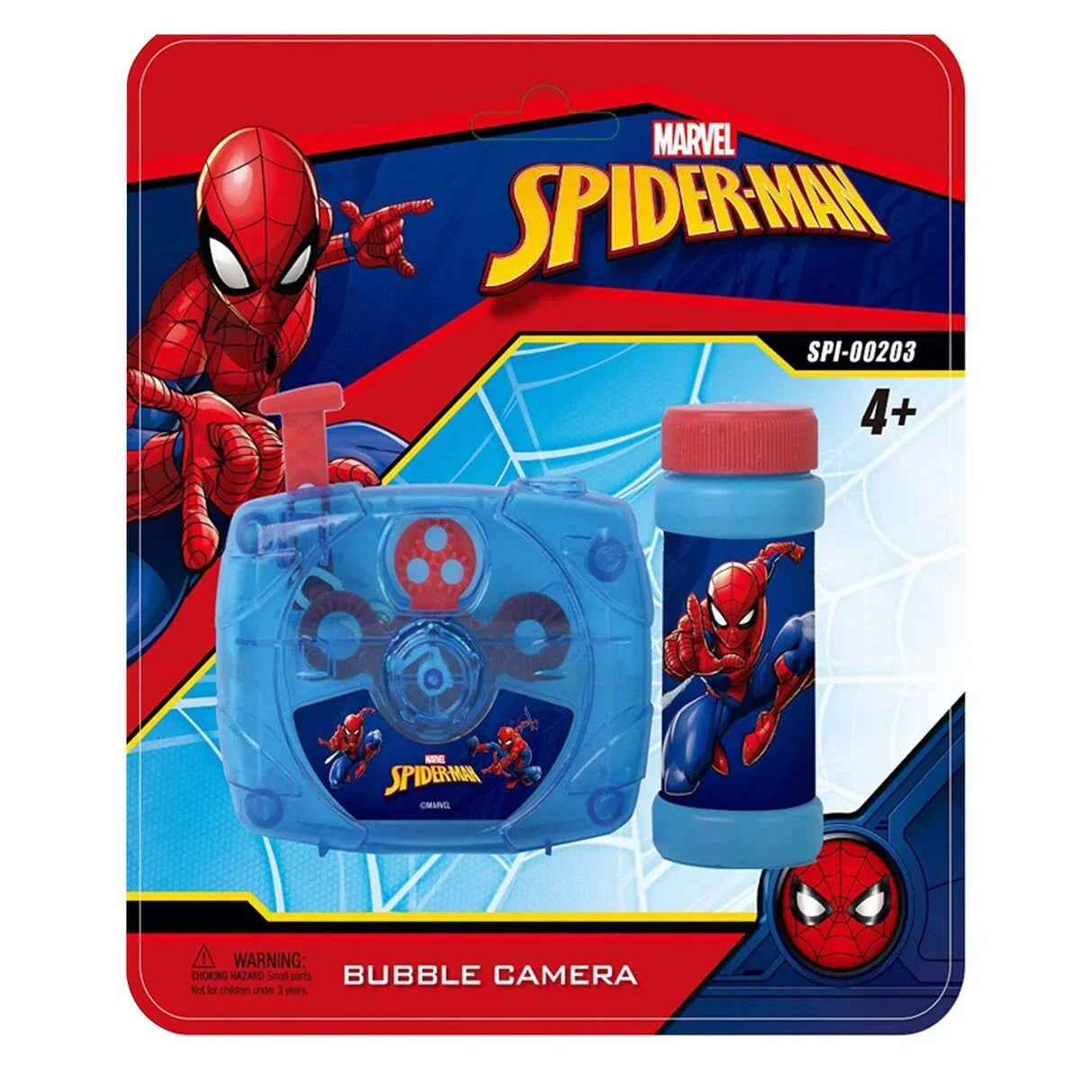 Spiderman Kids Bubble Camera SPI-00203 Age- 3 Years & Above - Peekaboo