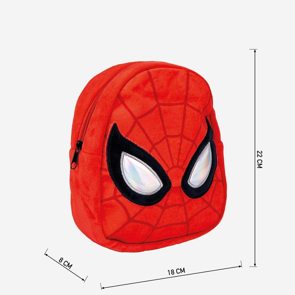 Spiderman Soft Toy Kids Backpack  22 cm with  Adjustable Shoulder Straps  4318 Age- 3 Years & Above