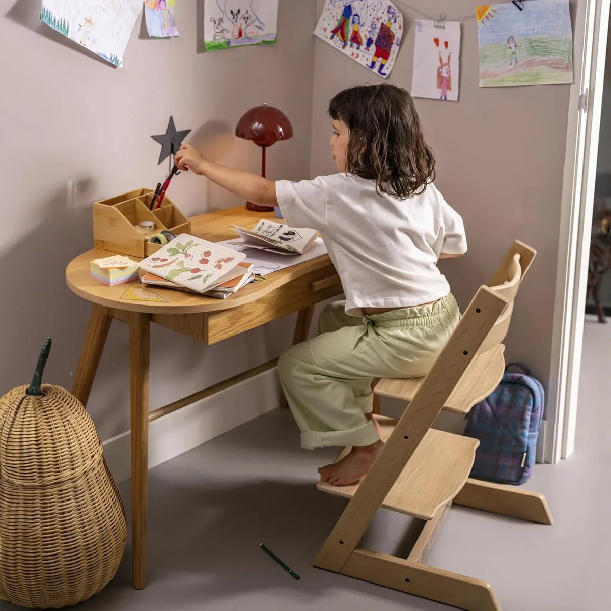 stokke tripp trapp ages Stokke Tripp Trapp Feeding High Chair Natural Beige Cream Age- 6Months & Above