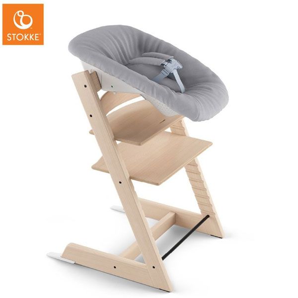 Stokke Tripp Trapp Newborn Set- Converting High Chair into Craddle Grey Age- Newborn & Above