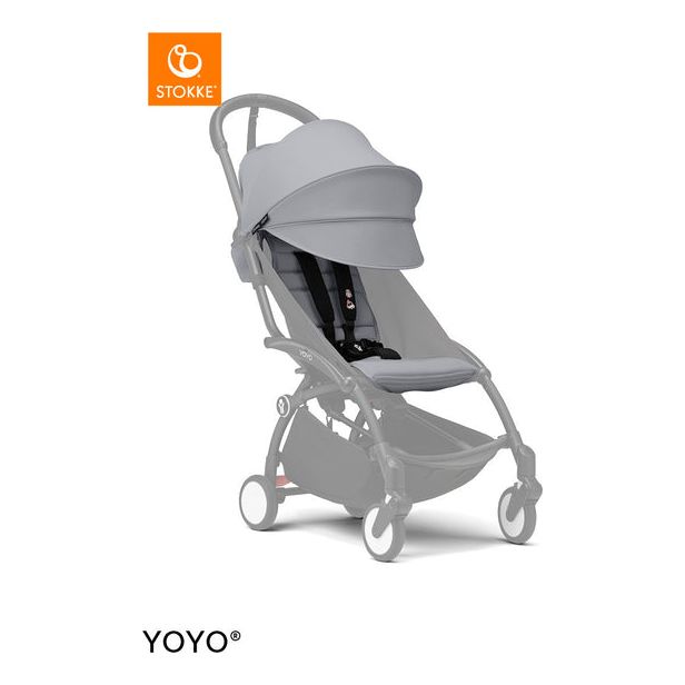 Stokke YOYO 6+ Colorpack Stone (Frame sold Seperately) Age- 6 Months & Above (Holds upto 22Kg)