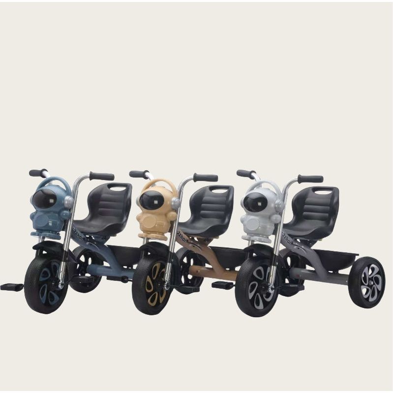Sunmatt  Kids Astronaut Themed Motorbike Tricycle with Music & Light Assorted Single Age- 2 Years to 4 Years